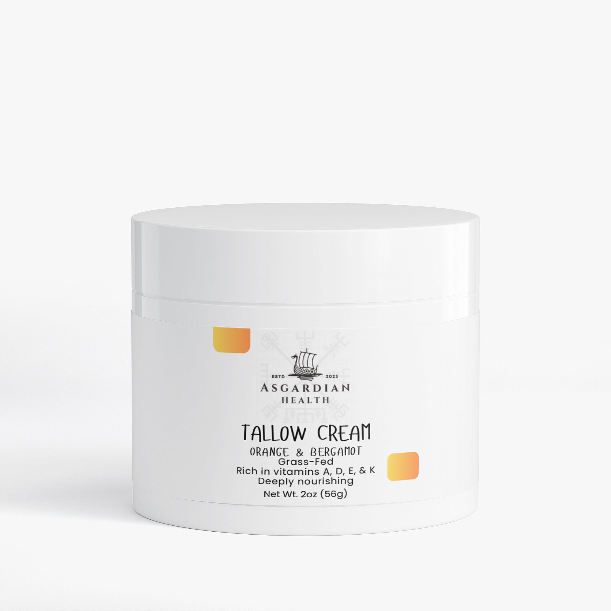 Tallow Cream Orange & Bergamot